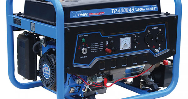 TRADE PROFESSIONAL / TP4000 4S 3.5kVA 8.5HP Petrol Generator